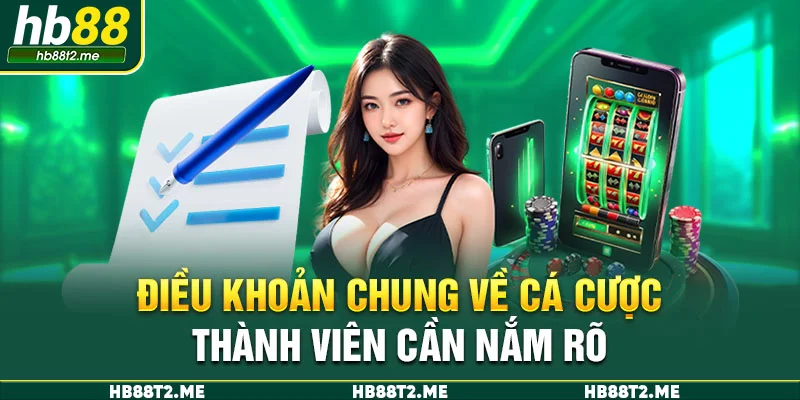 Điều khoản chung về cá cược thành viên cần nắm rõ