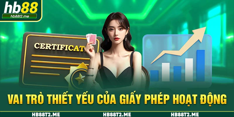 Vai trò thiết yếu của giấy phép hoạt động