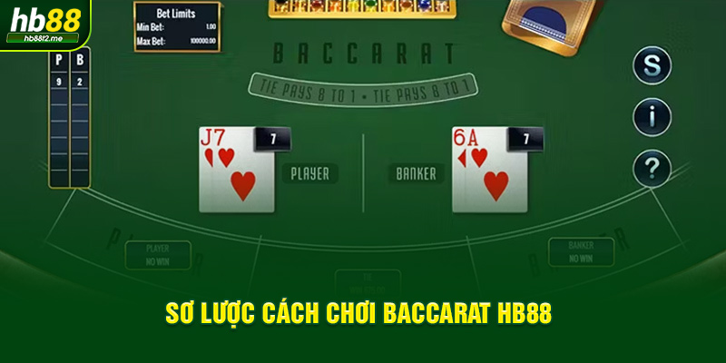 Sơ lược cách chơi Baccarat HB88